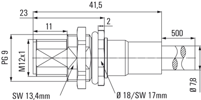 1279490500 Weidmüller Sensor-Aktor Kabel Bild 2