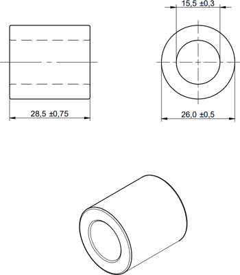 74270096 Würth Elektronik eiSos Ferrite cable cores Image 2