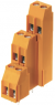 Leiterplattenklemme, 12-polig, RM 5 mm, 0,08-6,0 mm², 20 A, Schraubanschluss, orange, 1978850000