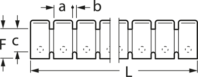 621 01 90-406 CF-B Thora Kontaktfederstreifen Bild 1