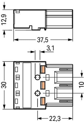 770-1253/076-000 WAGO Gerätesteckverbinder Bild 3