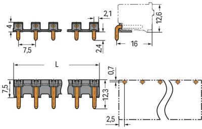 2092-3722/200-000 WAGO PCB Connection Systems Image 2