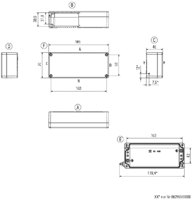 9526880000 Weidmüller General Purpose Enclosures Image 2