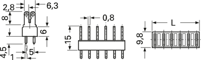 50870910 Weco Flachstecker