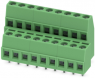 Leiterplattenklemme, 18-polig, RM 5.08 mm, 0,14-2,5 mm², 17.5 A, Schraubanschluss, grün, 1700812