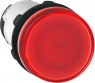 Meldeleuchte, beleuchtbar, Bund rund, rot, Einbau-Ø 22 mm, XB7EV64P