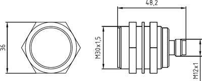 3SE6605-1BA02 Siemens Proximity Switches, Reed switches Image 2