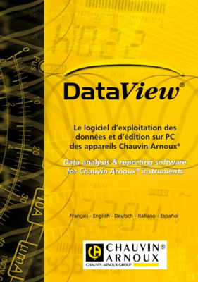 SOFTWARE DATAVIEW Chauvin Arnoux Messtechnik Software, Lizenzen Bild 1