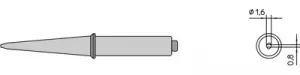 CT5D8 Weller Soldering tips, desoldering tips and hot air nozzles
