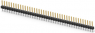 Stiftleiste, 40-polig, RM 2.54 mm, gerade, schwarz, 9-146280-0