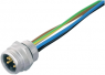 Sensor-Aktor Kabel, 7/8"-Flanschstecker, gerade auf offenes Ende, 4-polig, 0.2 m, 7 A, 09 2449 300 04