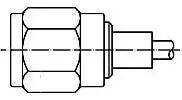 1058955-1 AMP Koaxialsteckverbinder