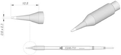 C245731 JBC Lötspitzen, Entlötspitzen und Heißluftdüsen