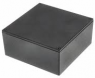 Aluminium Druckgussgehäuse, (L x B x H) 125 x 125 x 57 mm, schwarz (RAL 9005), IP54, 1590KKBK