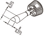 0142CDLF80A/SB Ersa Lötspitzen, Entlötspitzen und Heißluftdüsen Bild 2