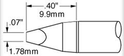 SSC-637A METCAL Lötspitzen, Entlötspitzen und Heißluftdüsen Bild 3