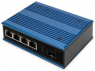 Ethernet Switch, unmanaged, 4 Ports, 100 Mbit/s, 12-48 VDC, DN-651130