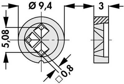 10144393 Fischer Elektronik Montagescheiben für Halbleiter Bild 2