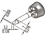 0142CDLF32/SB Ersa Lötspitzen, Entlötspitzen und Heißluftdüsen Bild 2