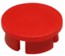 Frontkappe, Ø 12 mm, rot, für Drehknöpfe, 4307.0021