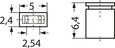 10077155 Fischer Elektronik Kurzschlussstecker