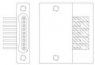 Buchsenleiste, 25-polig, RM 0.64 mm, abgewinkelt, schwarz, 1-1589469-2