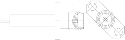 901-9000-CCSF Amphenol RF Koaxialsteckverbinder