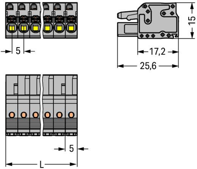 2231-110/102-000 WAGO PCB Connection Systems Image 2