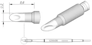 C210030 JBC Soldering tips, desoldering tips and hot air nozzles