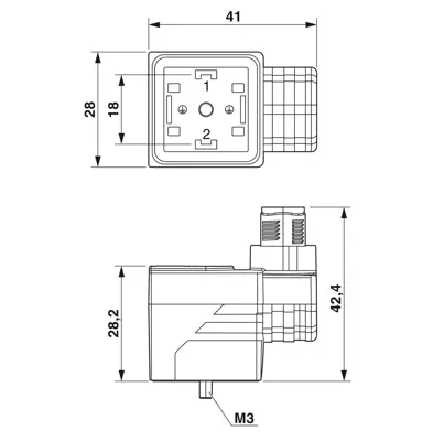 1458525 Phoenix Contact DIN Valve Connectors Image 2