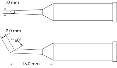 GT6-HF6010S METCAL Lötspitzen, Entlötspitzen und Heißluftdüsen