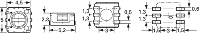 CS-4-22YMA Nidec Copal Drehschalter und Stufenschalter Bild 2