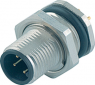 Einbaustecker, M12, 4-polig, THT, Schraubverriegelung, gerade, 86 0531 1000 00004