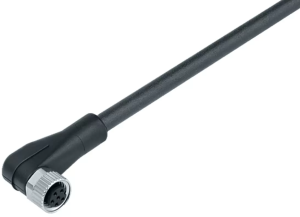 Sensor-Aktor Kabel, M8-Kabeldose, abgewinkelt auf offenes Ende, 8-polig, 5 m, PUR, schwarz, 1.5 A, 79 3806 55 08