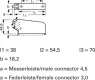 1393583-2 AMP Zubehör für Platinen Steckverbinder, Verbindungssysteme