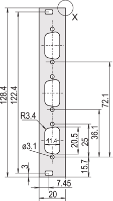 30118-354 SCHROFF Gehäusezubehör