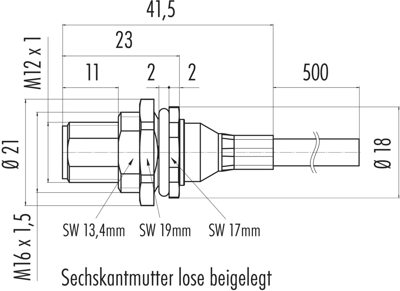 70 3441 288 05 binder Sensor-Aktor Kabel Bild 2