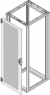 Perforierte Stahltür, für Novastar, 25 HE, RAL 7035