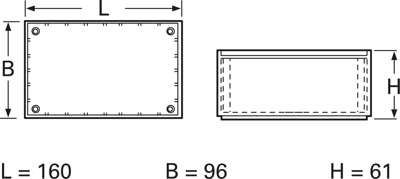 P/3.10 BLAU Teko Kleingehäuse und Modulgehäuse Bild 2