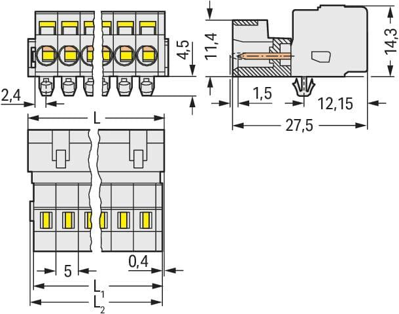 721-603/018-044 WAGO Steckverbindersysteme Bild 2