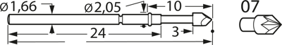 F77207S200L300 Feinmetall Prüfstifte Bild 3