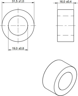 74270115 Würth Elektronik eiSos Ferrite cable cores Image 2