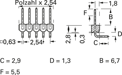 1-826631-6 AMP PCB Connection Systems Image 2