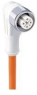 Sensor-Aktor Kabel, M12-Kabeldose, abgewinkelt auf offenes Ende, 4-polig, 20 m, TPE, orange, 4 A, 934734005