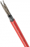 Polymer-Compound Bahnleitung UNIRAIL S 50264-3-2 300V MM FR 2 x 1,0 mm², ungeschirmt, rot