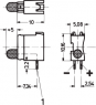 Einfach-LED Ø 3,2 mm, kurze Bauform, Montageebene1, grün