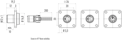 99 3433 116 04 binder Sensor-Aktor Kabel Bild 2