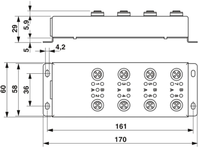 1555541 Phoenix Contact Sensor-Aktor Verteilerboxen Bild 2