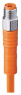 Sensor-Aktor Kabel, M8-Kabelstecker, gerade auf offenes Ende, 4-polig, 15 m, PVC, orange, 4 A, 934774009