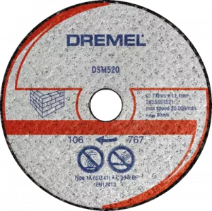 2615S520JB Dremel Bohrer, Fräser, Schleifstiften, Trennscheiben